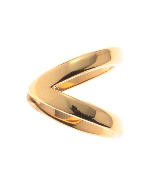 COCOSHNIK ONKITSCH / ココシュニックオンキッチュ ピアス・イヤリング | V字イヤーカフス (K22ゴールドコーティング) | 詳細3