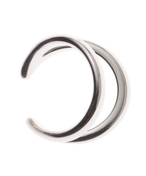 COCOSHNIK ONKITSCH / ココシュニックオンキッチュ ピアス・イヤリング | V字イヤーカフス (ロジウムコーティング) | 詳細2