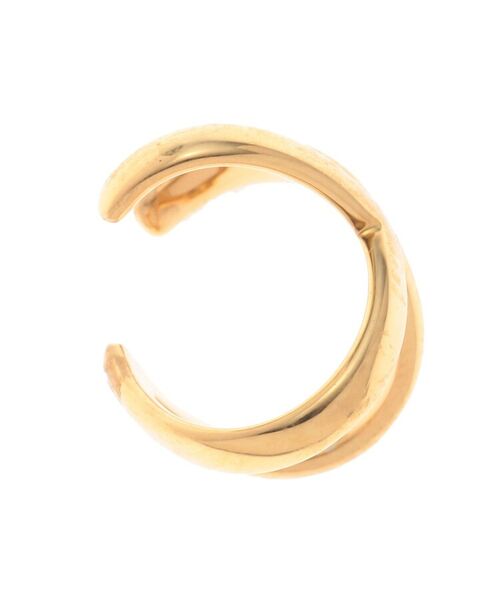 COCOSHNIK ONKITSCH / ココシュニックオンキッチュ ピアス・イヤリング | X形イヤーカフス (K22ゴールドコーティング) | 詳細2