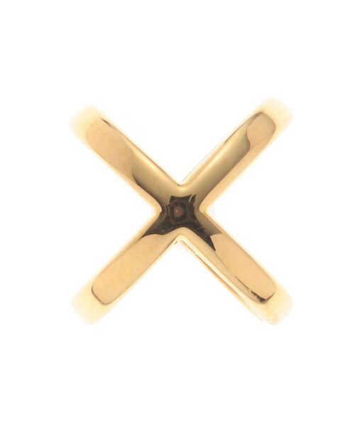 COCOSHNIK ONKITSCH / ココシュニックオンキッチュ ピアス・イヤリング | X形イヤーカフス (K22ゴールドコーティング) | 詳細3