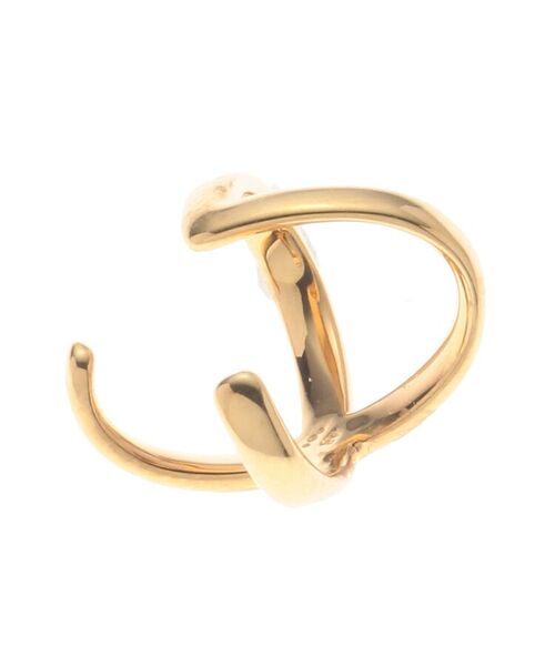 COCOSHNIK ONKITSCH / ココシュニックオンキッチュ ピアス・イヤリング | X形イヤーカフス (K22ゴールドコーティング)（(600)）