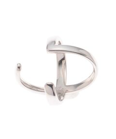 COCOSHNIK ONKITSCH / ココシュニックオンキッチュ ピアス・イヤリング | X形イヤーカフス (ロジウムコーティング)