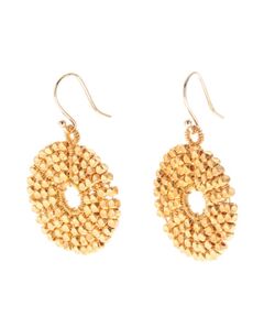 COCOSHNIK ONKITSCH / ココシュニックオンキッチュ ピアス・イヤリング | カットビーズ サークル フックピアス(K10フック)