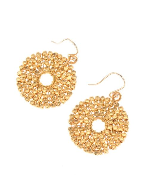 COCOSHNIK ONKITSCH / ココシュニックオンキッチュ ピアス・イヤリング | カットビーズ サークル フックピアス(K10フック) | 詳細3