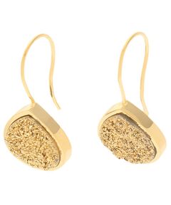 COCOSHNIK ONKITSCH / ココシュニックオンキッチュ ピアス・イヤリング | カラーストーン(ドルジーアゲートGD)マロンフックピアス(K10フック)