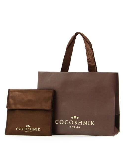 COCOSHNIK ONKITSCH / ココシュニックオンキッチュ ピアス・イヤリング | カラーストーンSV×YGコンビラウンドスタッドピアス(K10ポスト) | 詳細6