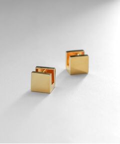 COCOSHNIK ONKITSCH / ココシュニックオンキッチュ ピアス・イヤリング | シルバー キューブ　フックピアス GP