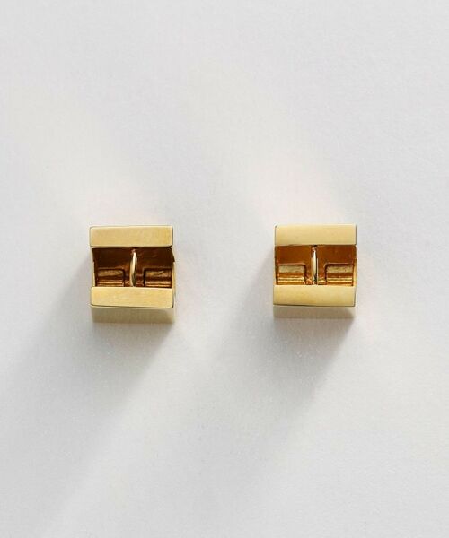 COCOSHNIK ONKITSCH / ココシュニックオンキッチュ ピアス・イヤリング | シルバー キューブ　フックピアス GP | 詳細3