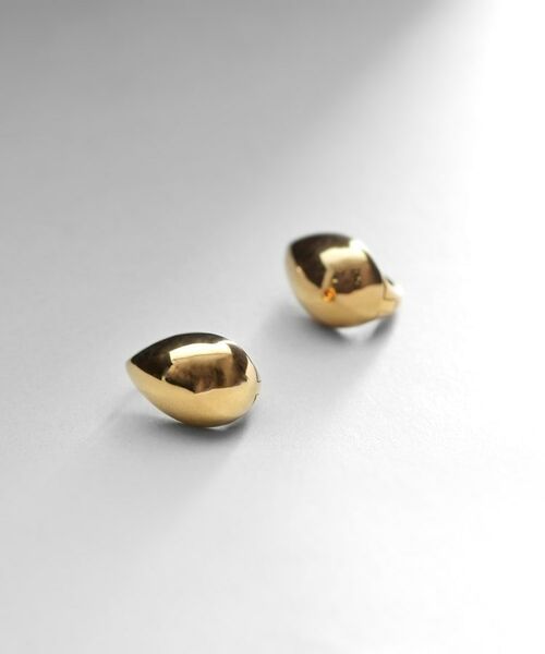 COCOSHNIK ONKITSCH / ココシュニックオンキッチュ ピアス・イヤリング | シルバー ペアシェイプ　フックピアス GP | 詳細1