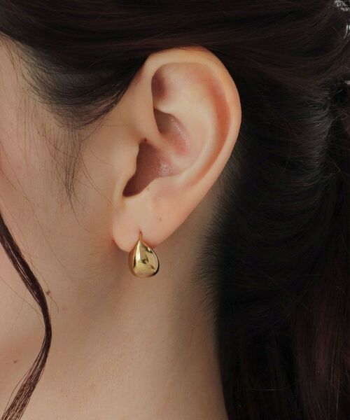 COCOSHNIK ONKITSCH / ココシュニックオンキッチュ ピアス・イヤリング | シルバー ペアシェイプ　フックピアス GP | 詳細5