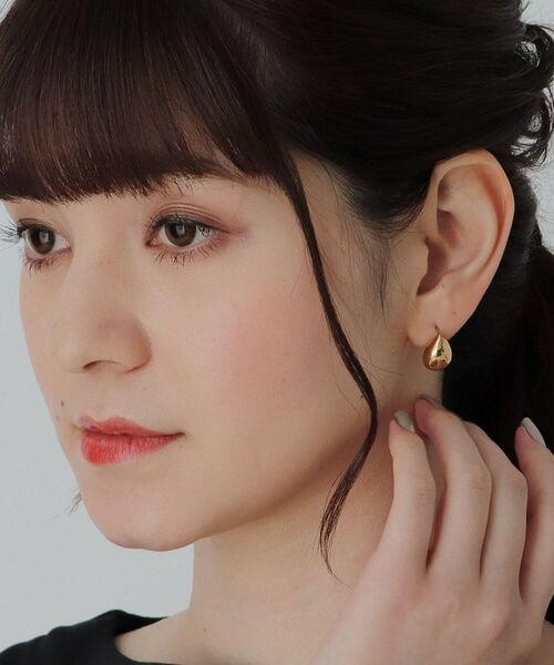 COCOSHNIK ONKITSCH / ココシュニックオンキッチュ ピアス・イヤリング | シルバー ペアシェイプ　フックピアス GP | 詳細6