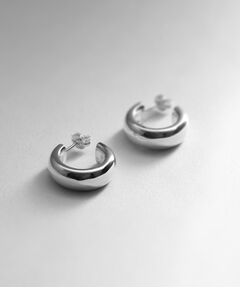 COCOSHNIK ONKITSCH / ココシュニックオンキッチュ ピアス・イヤリング | シルバー スモールフープ プランプピアス