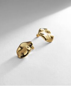 COCOSHNIK ONKITSCH / ココシュニックオンキッチュ ピアス・イヤリング | シルバー ニュアンスピアス アシンメプレート GP