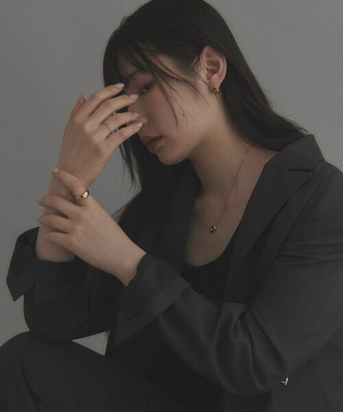 COCOSHNIK ONKITSCH / ココシュニックオンキッチュ ピアス・イヤリング | シルバー ニュアンスピアス ドロップ GP | 詳細6