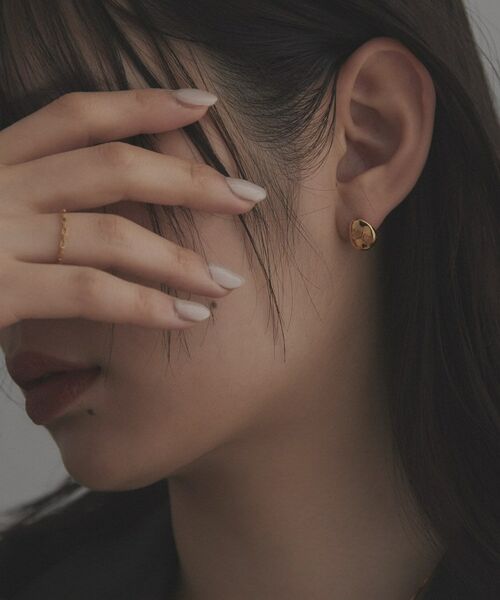 COCOSHNIK ONKITSCH / ココシュニックオンキッチュ ピアス・イヤリング | シルバー ニュアンスピアス ドロップ GP | 詳細8