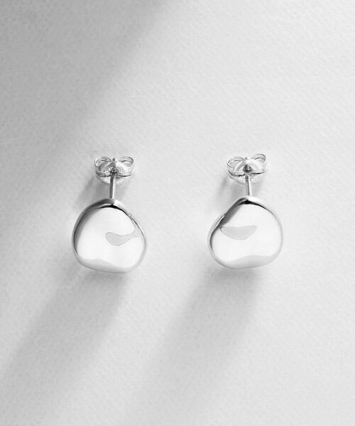 COCOSHNIK ONKITSCH / ココシュニックオンキッチュ ピアス・イヤリング | シルバー ニュアンスピアス ドロップ | 詳細3