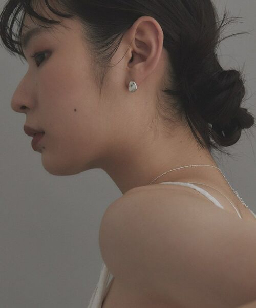 COCOSHNIK ONKITSCH / ココシュニックオンキッチュ ピアス・イヤリング | シルバー ニュアンスピアス ドロップ | 詳細7