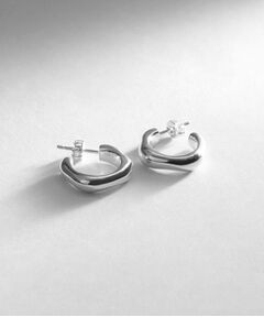 COCOSHNIK ONKITSCH / ココシュニックオンキッチュ ピアス・イヤリング | シルバー ニュアンスピアス フープ