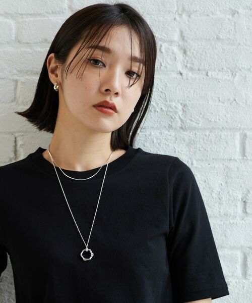 COCOSHNIK ONKITSCH / ココシュニックオンキッチュ ピアス・イヤリング | シルバー ニュアンスピアス フープ | 詳細6