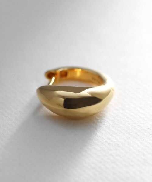 COCOSHNIK ONKITSCH / ココシュニックオンキッチュ ピアス・イヤリング | シルバー ハギーフープ マーキスピアス GP | 詳細2