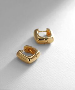 COCOSHNIK ONKITSCH / ココシュニックオンキッチュ ピアス・イヤリング | シルバー ハギーフープ スクエアピアス GP