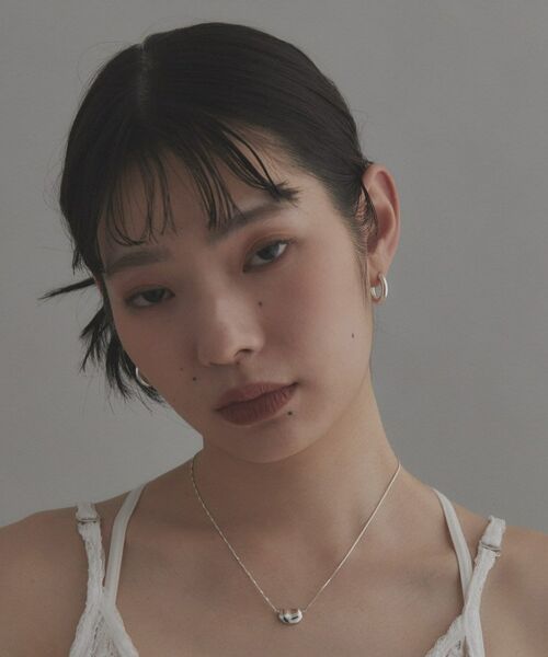 COCOSHNIK ONKITSCH / ココシュニックオンキッチュ ピアス・イヤリング | シルバー ハギーフープ ラウンドピアス | 詳細6