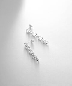 COCOSHNIK ONKITSCH / ココシュニックオンキッチュ ピアス・イヤリング | シルバー ドームチェーン ストレートピアス