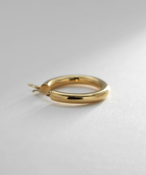 COCOSHNIK ONKITSCH / ココシュニックオンキッチュ ピアス・イヤリング | シルバー ホロウ フープピアスＳ GP | 詳細2