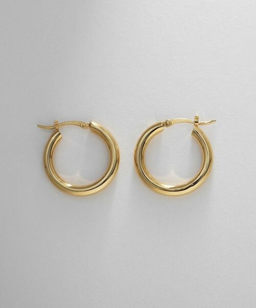 COCOSHNIK ONKITSCH / ココシュニックオンキッチュ ピアス・イヤリング | シルバー ホロウ フープピアスＳ GP | 詳細3