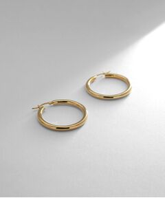 COCOSHNIK ONKITSCH / ココシュニックオンキッチュ ピアス・イヤリング | シルバー ホロウ フープピアスM GP