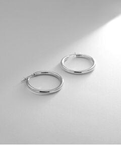 COCOSHNIK ONKITSCH / ココシュニックオンキッチュ ピアス・イヤリング | シルバー ホロウ フープピアスM