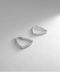 COCOSHNIK ONKITSCH / ココシュニックオンキッチュ ピアス・イヤリング | シルバー ホロウ フープトライアングルピアス