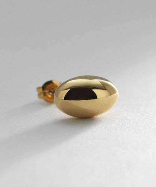 COCOSHNIK ONKITSCH / ココシュニックオンキッチュ ピアス・イヤリング | シルバー オーバルモチーフ スタッドピアス GP | 詳細2