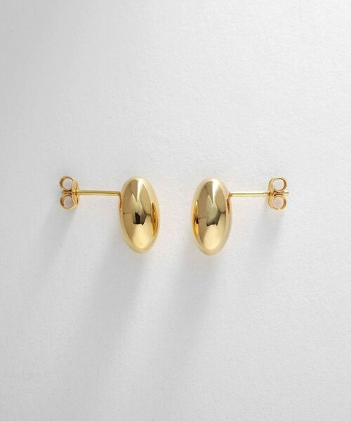 COCOSHNIK ONKITSCH / ココシュニックオンキッチュ ピアス・イヤリング | シルバー オーバルモチーフ スタッドピアス GP | 詳細3