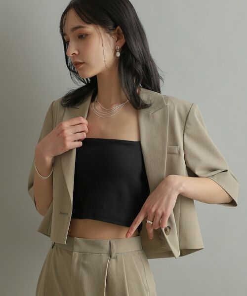 COCOSHNIK ONKITSCH / ココシュニックオンキッチュ ピアス・イヤリング | シルバー バロックパール チェーンリンク ショートピアス | 詳細8