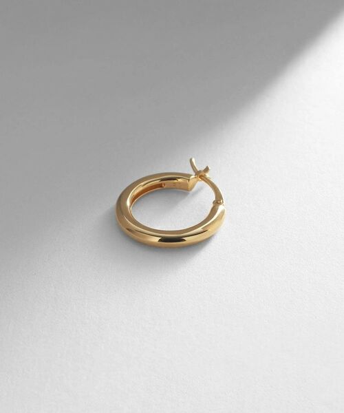 COCOSHNIK ONKITSCH / ココシュニックオンキッチュ ピアス・イヤリング | シルバー フープピアス パールチャーム GP | 詳細5