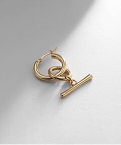 COCOSHNIK ONKITSCH / ココシュニックオンキッチュ ピアス・イヤリング | シルバー フープピアス トグルチャーム GP