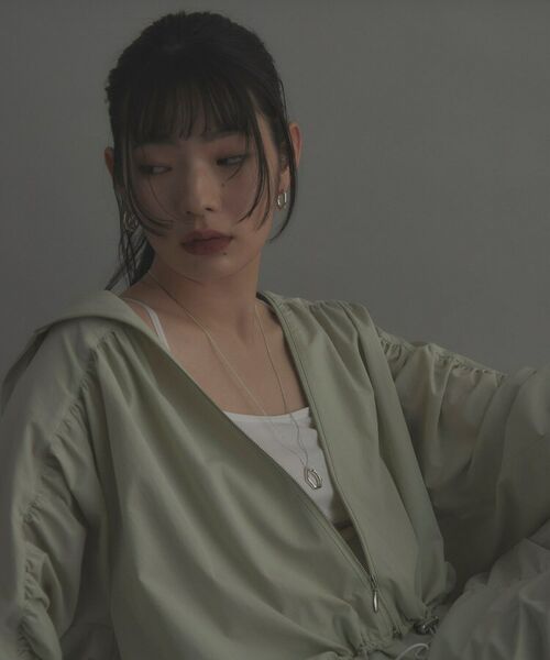 COCOSHNIK ONKITSCH / ココシュニックオンキッチュ ピアス・イヤリング | シルバー ニュアンスピアス オーバルフープ | 詳細7