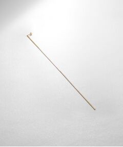 COCOSHNIK ONKITSCH / ココシュニックオンキッチュ ピアス・イヤリング | シルバー チェーンピアス フラットカーブロング（片耳用） GP