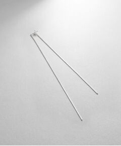 COCOSHNIK ONKITSCH / ココシュニックオンキッチュ ピアス・イヤリング | シルバー チェーンピアスベネチアン ロングフロントバック（片耳用）