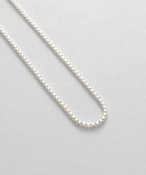 COCOSHNIK ONKITSCH / ココシュニックオンキッチュ ピアス・イヤリング | シルバー チェーンピアスベネチアン ロングフープ（片耳用） | 詳細2