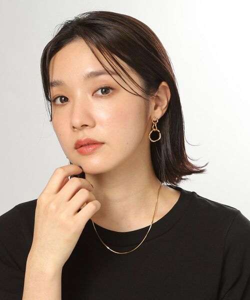 COCOSHNIK ONKITSCH / ココシュニックオンキッチュ ピアス・イヤリング | シルバー ニュアンスピアス トリプルフープ GP | 詳細7