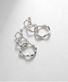 COCOSHNIK ONKITSCH / ココシュニックオンキッチュ ピアス・イヤリング | シルバー ニュアンスピアス トリプルフープ