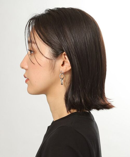 COCOSHNIK ONKITSCH / ココシュニックオンキッチュ ピアス・イヤリング | シルバー ニュアンスピアス トリプルフープ | 詳細7