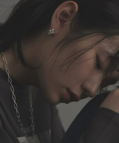 COCOSHNIK ONKITSCH / ココシュニックオンキッチュ ピアス・イヤリング | シルバー ニッティングモチーフ ピアス | 詳細8