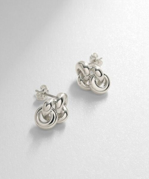 COCOSHNIK ONKITSCH / ココシュニックオンキッチュ ピアス・イヤリング | シルバー ニッティングモチーフ ピアス（シルバー(600)）