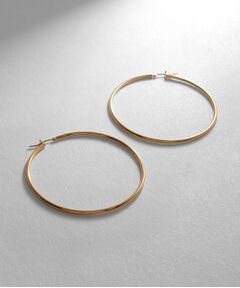 COCOSHNIK ONKITSCH / ココシュニックオンキッチュ ピアス・イヤリング | シルバー ソリッドフープピアスXXL GP