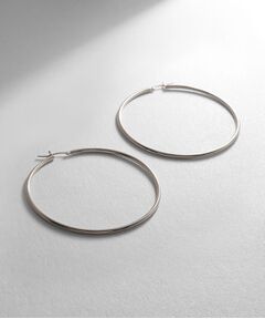 COCOSHNIK ONKITSCH / ココシュニックオンキッチュ ピアス・イヤリング | シルバー ソリッドフープピアスXXL