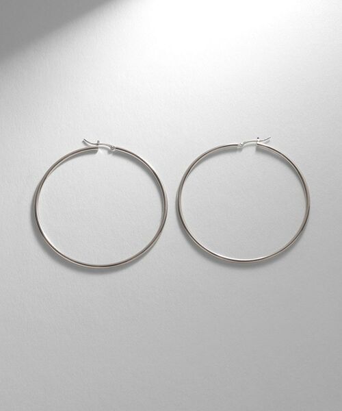 COCOSHNIK ONKITSCH / ココシュニックオンキッチュ ピアス・イヤリング | シルバー ソリッドフープピアスXXL | 詳細3