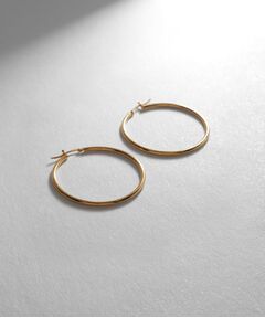 COCOSHNIK ONKITSCH / ココシュニックオンキッチュ ピアス・イヤリング | シルバー ソリッドフープピアスL GP